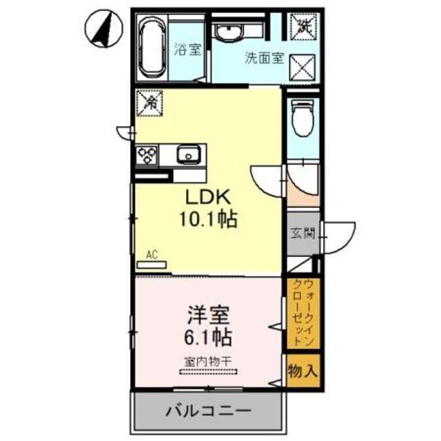 パライソ新町の間取り写真