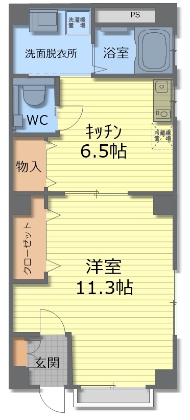 サザンヒルズの間取り写真