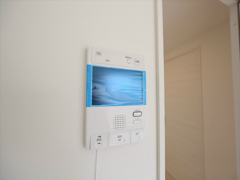 セキュリティ　ＴＶモニター付インターホン　イメージ写真