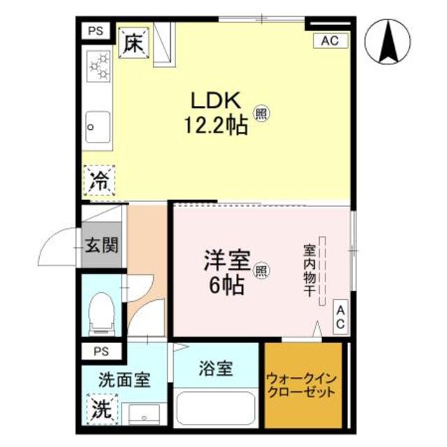 地下鉄御堂筋線 昭和町駅 徒歩8分 3階建 築1年の間取り写真