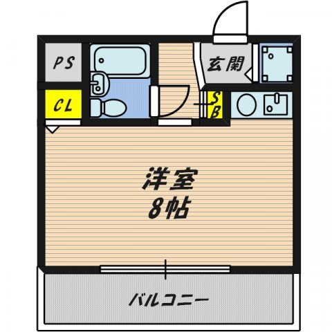 エスポワール都島の間取り写真