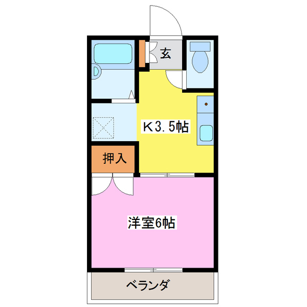 メゾンフレールの間取り写真