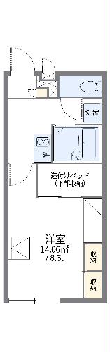 レオパレス新和－１の間取り