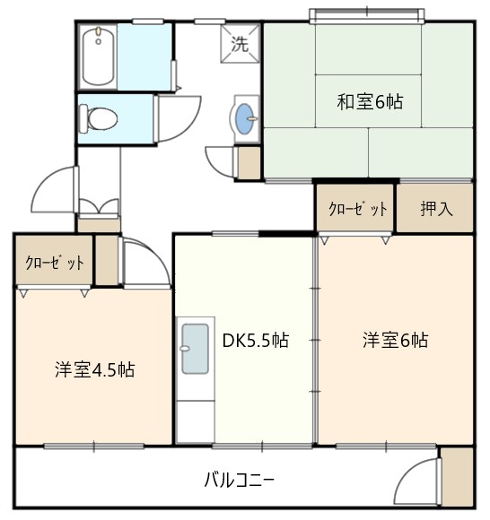 久寺家マンションの間取り