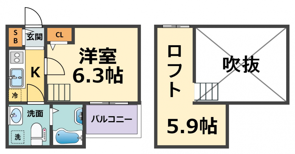 ブロッサムイマヅの間取り