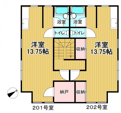 ウッディパレス出し山の間取り