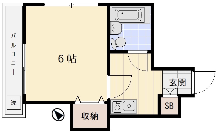 セシオン西新宿の間取り