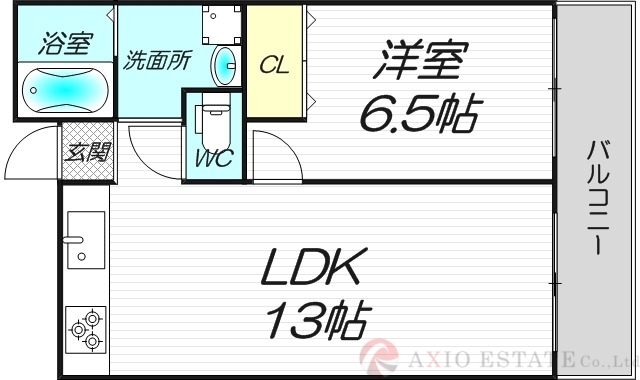 JMRレジデンス新大阪の間取り