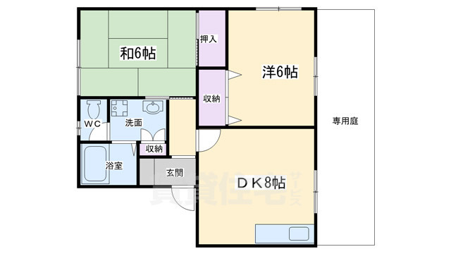 ハイカムール西賀茂の間取り