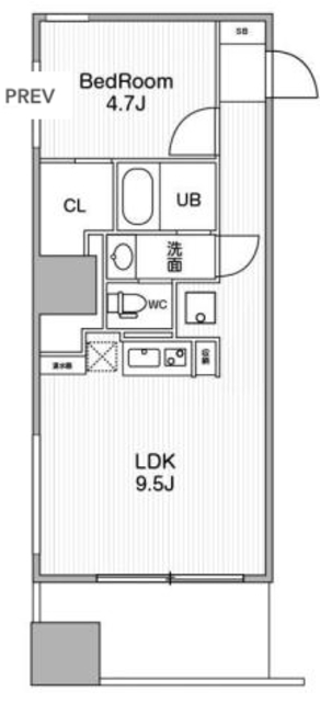 アーバンフラッツ池袋プレミアムの間取り