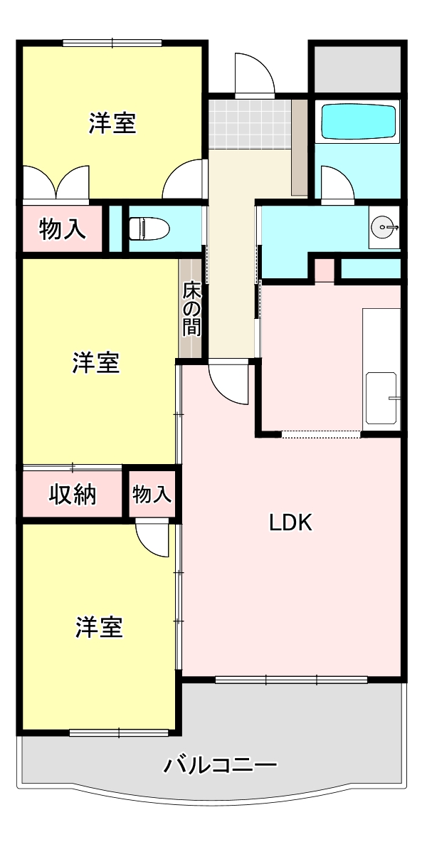 アビタシオン深町の間取り