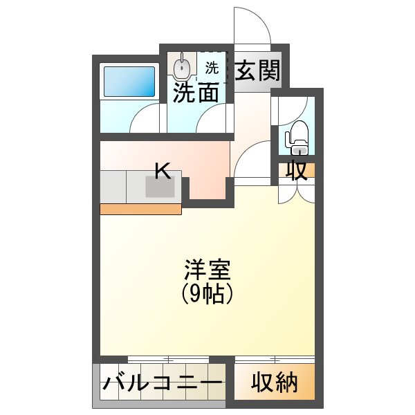 ベルデュールの間取り