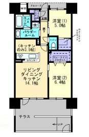 アルファステイツ老松小南の間取り