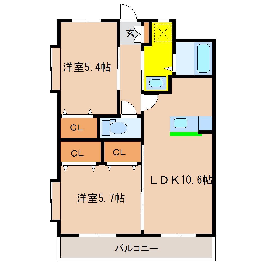 Ｓｋｙ　Ｄｅｓｉｇｎ　III（スカイデザイン３）の間取り