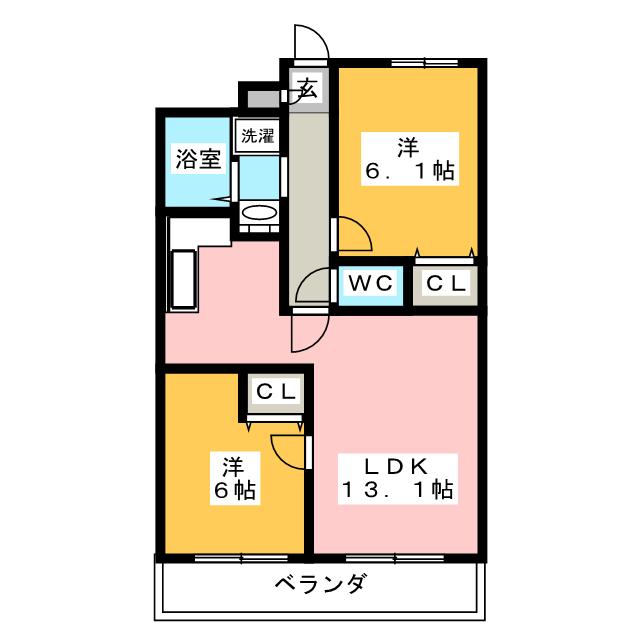 Ｂｏｎｈｅｕｒ衣丘の間取り