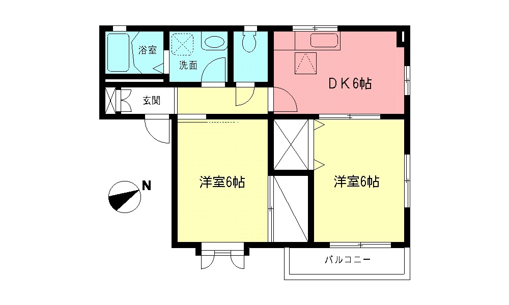 パルハイムの間取り