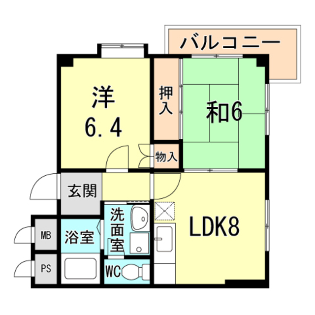 ラビスタ長峰の間取り