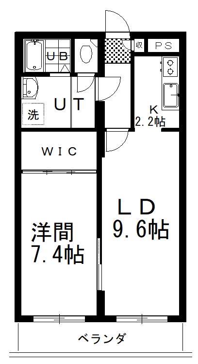 米町グリーンハイツの間取り