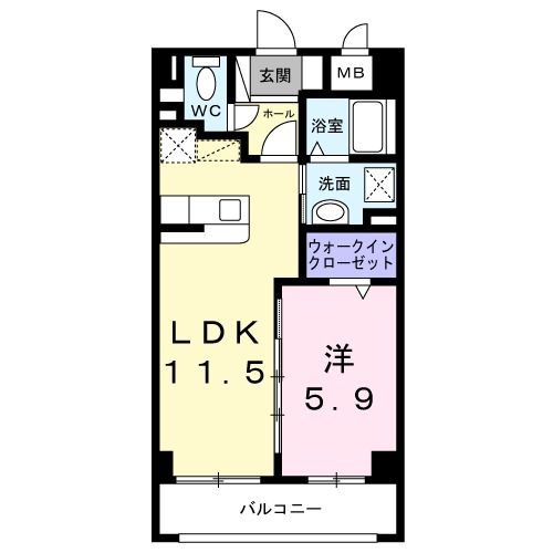 メゾン　ド　カカズの間取り