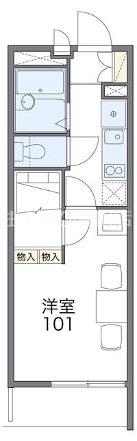 レオパレス大林Iの間取り