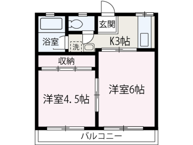 コーポステラの間取り