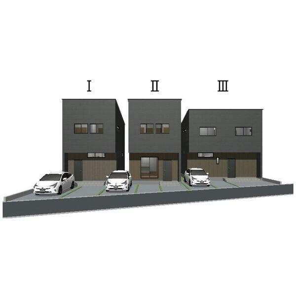 エバリー学園通りの建物外観