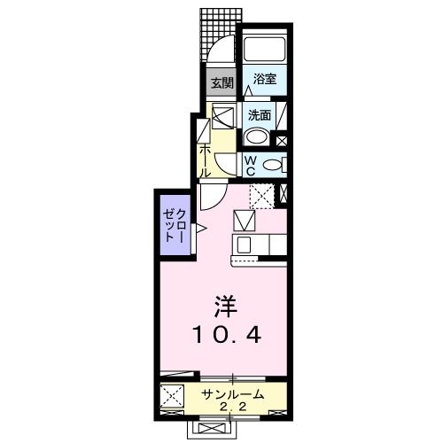 ファシール　IVの間取り