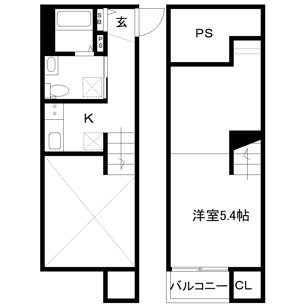 NS出水の間取り