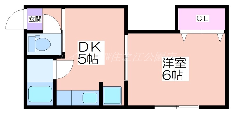 プレスト東加賀屋の間取り