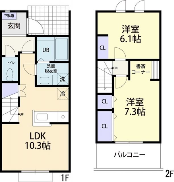 Maison De Charmant（メゾン ド シャルマン)の間取り