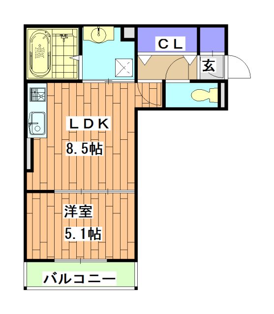 ルーチェ嵯峨の間取り