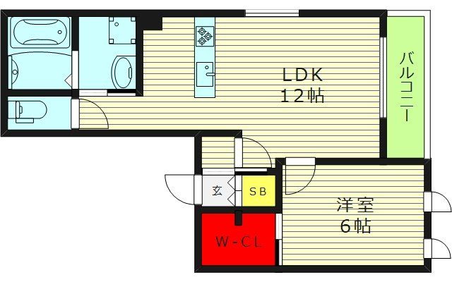 グランメゾン深江橋の間取り