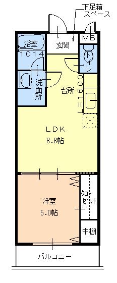 カーサフェリーチェの間取り