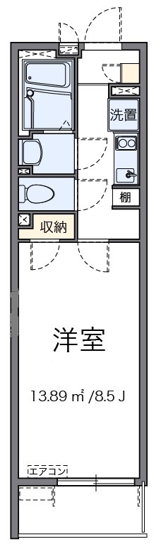 メゾン東橋本の間取り