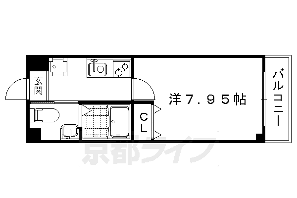 ディアネス西院の間取り