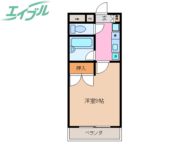 ナイスセブンあつみの間取り