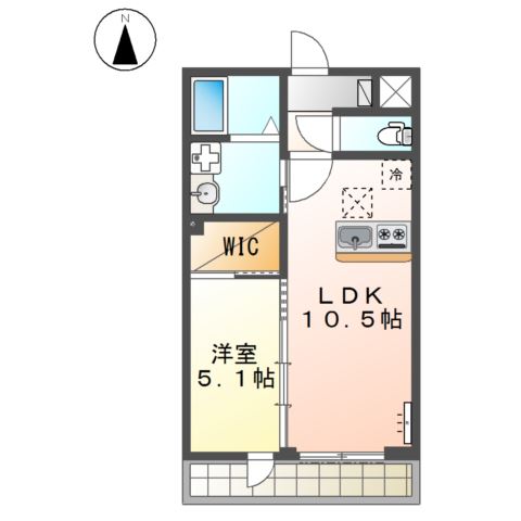 (仮称)堺市東区日置荘西町新築アパートの間取り