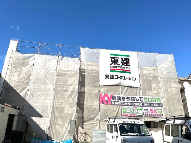 【(仮称)堺市東区日置荘西町新築アパートの建物外観】