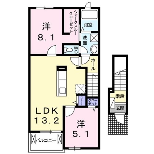 コンフォート　ガーデンIIの間取り