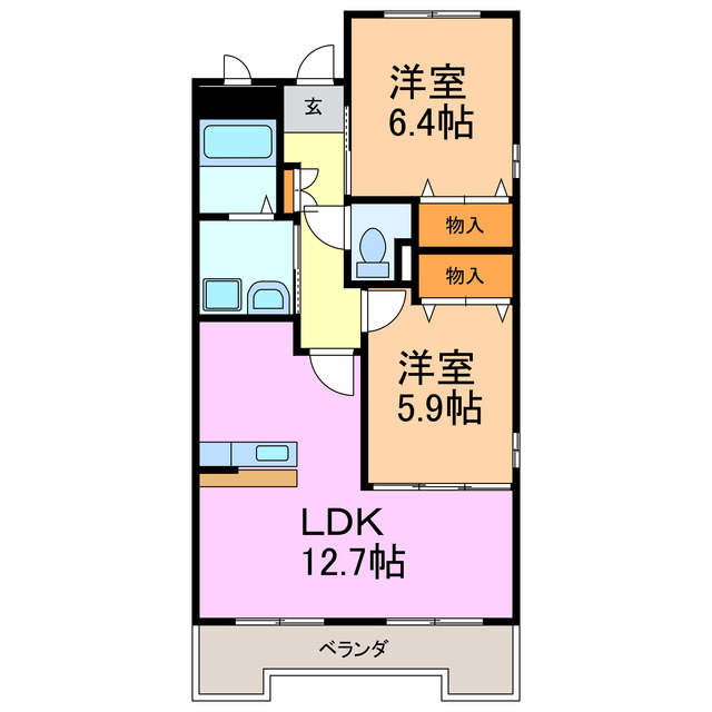 ヴェルスの間取り