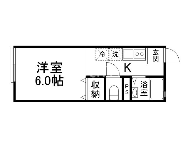 GREENS A棟の間取り