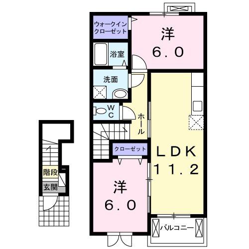 ガーデンヒルズＣの間取り