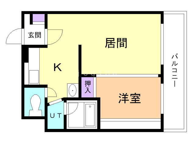 レシデンシア２１９の間取り