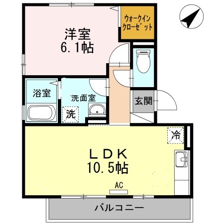 セジュール匠の間取り