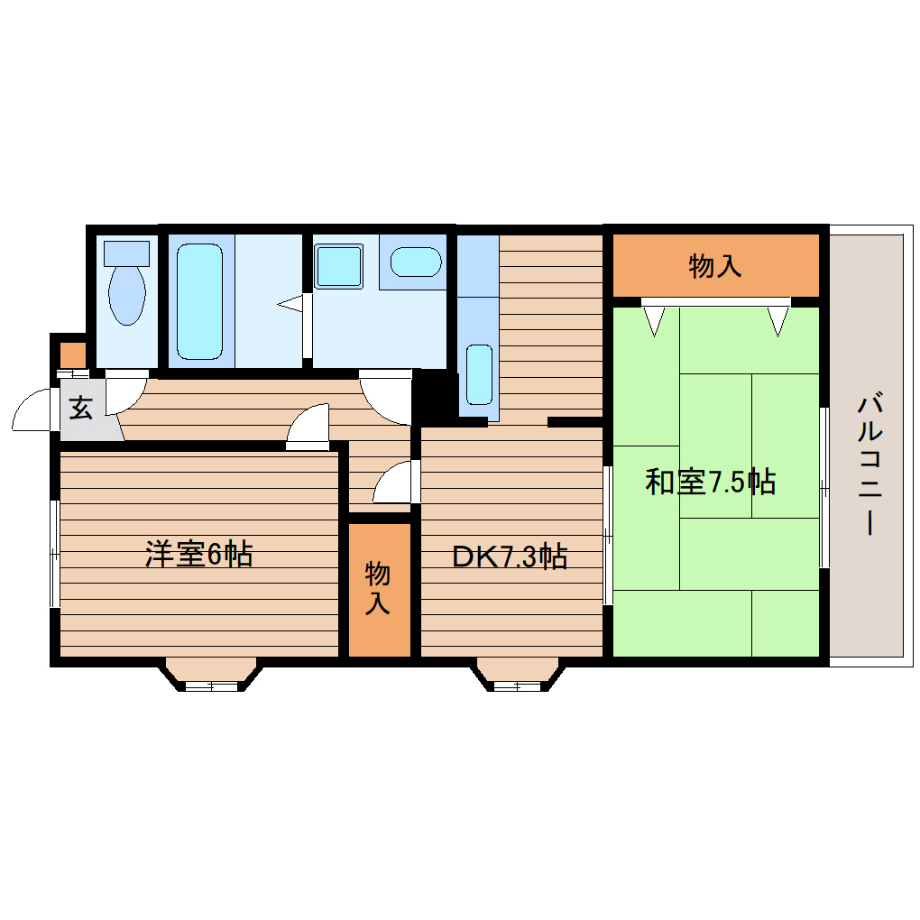 VIP愛子の間取り