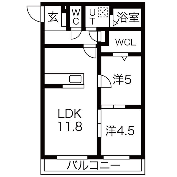 ラ・トゥール三条の間取り