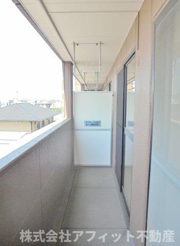 バルコニー　南向き