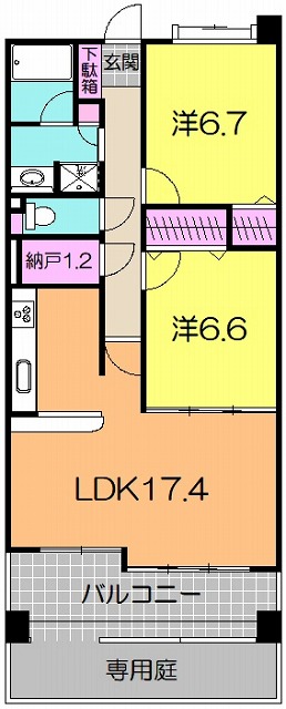 フォーラム五番館の間取り
