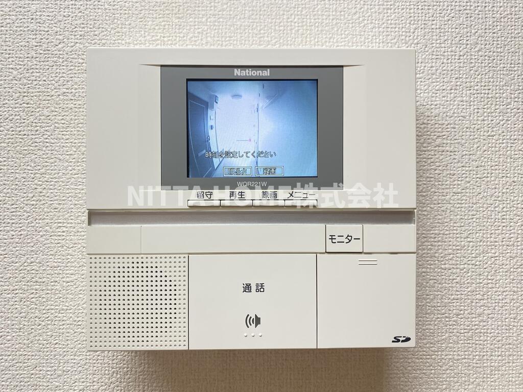 セキュリティ　ＴＶインターホン付きでセキュリティ面は安心ですね◎