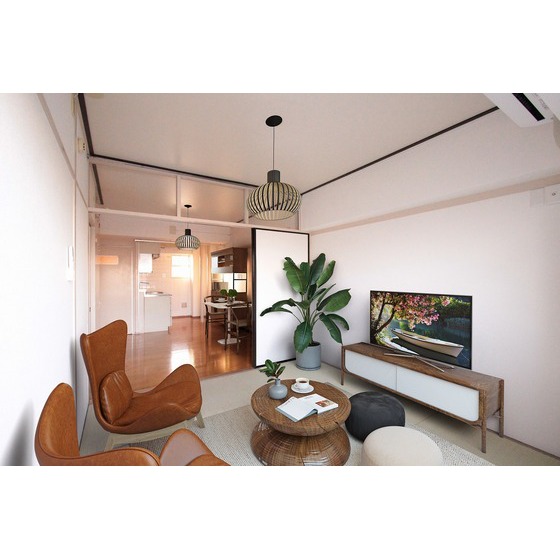 居室・リビング　画像はＣＧです／家具家電・小物は付きません